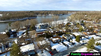 hd familyorgasm siblings and their stepsister are freezing and need to warm up porn