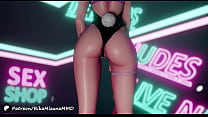 hd ibuki sexy dance hatsune miku rabbit hole short hair 3d vocaloid mmd r18 porn