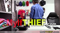 hd длинноногая milf с рыжими волосами поймана на краже в магазине и теперь она расплачивается своей зрелой киской porn