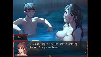 hd harem in another world hentai game ep27 best friend love confession in the hot spring porn