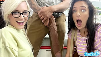 hd amateur teen sucks big black cock and gets fucked in public bbc porn