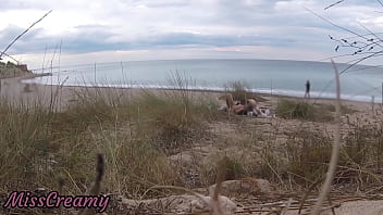hd french teacher slut blowjob amateur on nude beach public front stranger with cumshot misscreamy porn