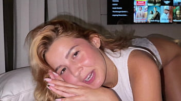 hd while agatha vega relaxes she cant resist giving a juicy blowjob and licking christian clays cum free version porn