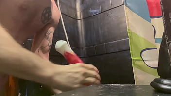hd twink deepthroating horse cock toy porn