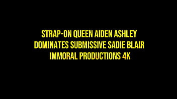 hd dominatrix aiden ashley pounds subbie sadies cunt with a strapon porn