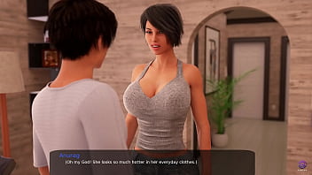 hd my busty college teacher invited me at her place 3d hentai animated porn milfy city porn