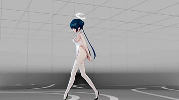 hd blue archive ryuuge kisaki hentai undress dance mmd 3d blue hair clip porn