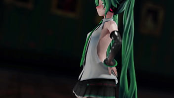 hd miku hatsune undress dance hentai pussy plug toy reversible campaign song mmd 3d green hair clip porn