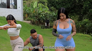 hd workout routine ends in hot sex with a tattooed latina part 1 dilan clavijo porn