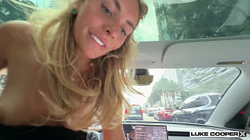 hd english slut bonnie blue picked up and fucked while car drives itself porn