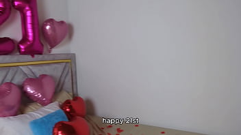 hd passionate homemade sex on her birthday porn