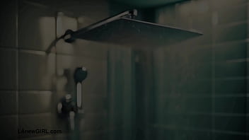 hd amazing brunette model took a shower porn