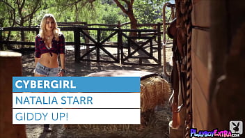 hd smiling blonde polish teen natalia starr stripping and posing in the barn porn