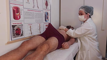 hd patient gets erection when he feels the nurses touch porn