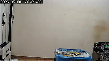 hd caught on camera being filmed naked cleaning the house porn