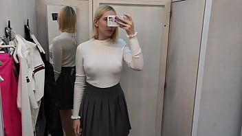hd fitting room show sheer fabric no panties big curves porn