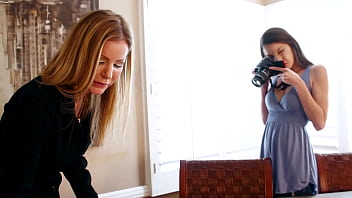 hd amber michaels teaches rilee marks how to eat pussy porn
