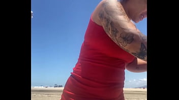 hd i let the young guy touch my pussy on the beach and of course i also touched his dick porn