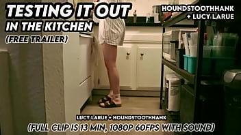 hd testing it out in the kitchen porn