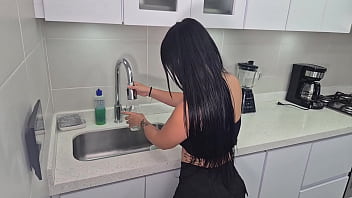 hd horny colombian seduces the plumber and ends up riding his cock alejandra palacios porn