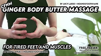 hd cfnm ginger body butter massage for tired feet and muscles porn