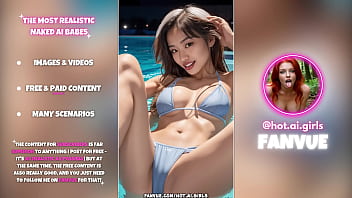 hd hot aigenerated asian babes photo collection night pool porn
