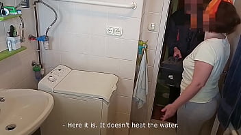 hd part1 sexy mature wife gets fucked by washing machine repairman while husband sleeps after waking up unsuspecting porn