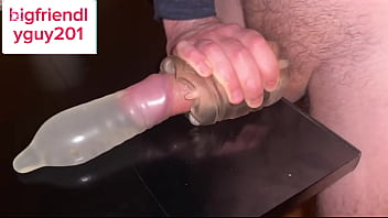 hd guy moaning while fucking fleshlight with dirty talk until huge cum in water porn