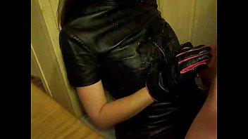 hd cumming all over het leather dress porn